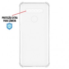 Capa Silicone TPU Antishock Premium para LG K51s - Transparente